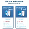 Mesh komplekts FRITZ 4200 3-pack Edition Inter Divjoslu (2.4 GHz / 5 GHz) Wi-Fi 6E (802.11ax) Sarkans, Balts 2x2/4x4