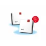 FRITZMESH SET 1600 2-PACK EDITION INTERNATIONAL – Tīkla komplekts, Wi-Fi 6, 2.4/5 GHz, sarkans/balts