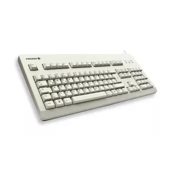 Mehāniskā pilnizmēra tastatūra CHERRY G80-3000 USB QWERTY UK Angļu Pelēka, 105 taustiņi, 1,75 m kabelis