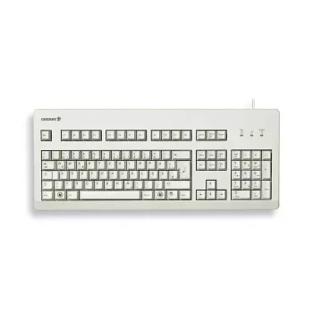 Mehāniskā pilnizmēra tastatūra CHERRY G80-3000 USB QWERTY UK Angļu Pelēka, 105 taustiņi, 1,75 m kabelis