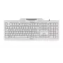 CHERRY KC 1000 SC tastatūra ar viedkaršu lasītāju, universāls USB, AZERTY, balta