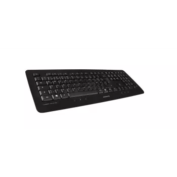 CHERRY DW 5100 bezvadu tastatūra un pele AZERTY Beļģijas izkārtojums Melna