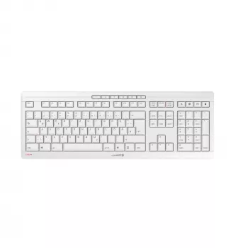 CHERRY Stream Desktop Recharge bezvadu tastatūras un peles komplekts, QWERTZ, pelēks