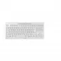 Cherry STREAM TKL vadu tastatūra QWERTZ Šveices balta, šķērsslēdzis, 94 taustiņi, 1,8 m kabelis