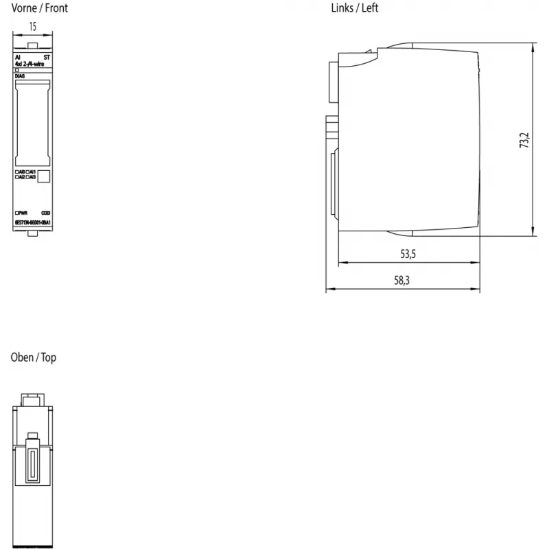 Siemens 6ES7134-6GD01-0BA1 analogais I/O modulis