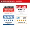 Rūdīta stikla aizsargplēve + maciņš Samsung Galaxy A36, e.v.i., Eco montāžas rāmis, Izturīga pret skrāpējumiem, Caurspīdīga