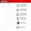 Rūdīta stikla aizsargplēve + maciņš Samsung Galaxy A36, e.v.i., Eco montāžas rāmis, Izturīga pret skrāpējumiem, Caurspīdīga