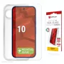 Rūdīta stikla aizsargplēve ar maciņu Google Pixel 10, e.v.i. (DISPLEX Real Glass + Maciņš)