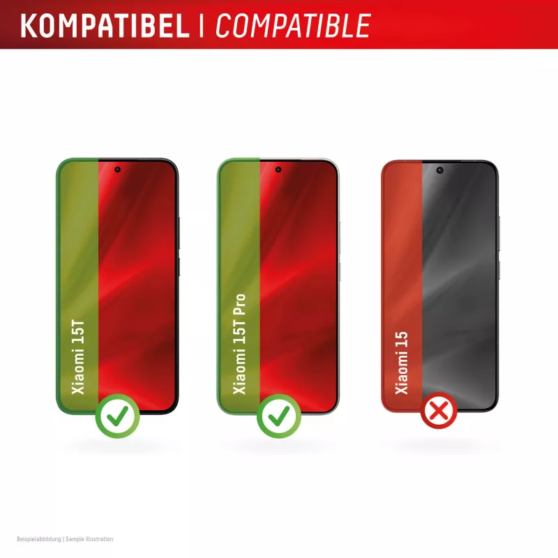Displex Smart Glass (9H) aizsargstikls Xiaomi 15T / 15T Pro, ar montāžas uzlīmi, caurspīdīgs