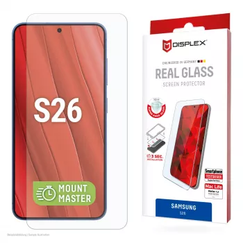 Displex ekrāna aizsargstikls (10H) Samsung S26, izturīgs pret skrāpējumiem