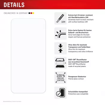 Displex aizsargstikls + maciņš Samsung A57, pret skrāpējumiem