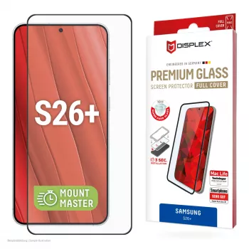 Displex Premium ekrāna aizsargs (Pilns pārklājums, 10H) Samsung S26+