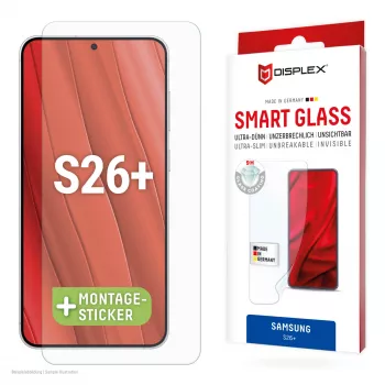 Tempered Smart Glass ekrāna aizsargs e.v.i. Samsung Galaxy S26+ (9H), caurspīdīgs, sausā uzstādīšana, 1 gab.