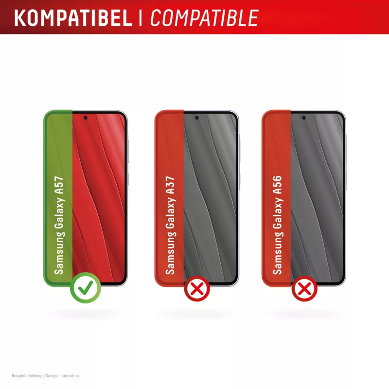 Displex ekrāna aizsargstikls (10H) Samsung A57, izturīgs pret skrāpējumiem