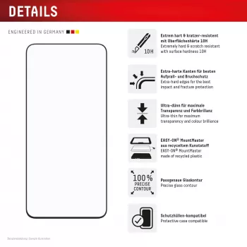 Displex Premium ekrāna aizsargs (Pilns pārklājums, 10H) Samsung A57