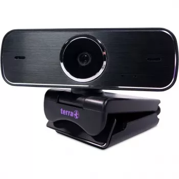 TERRA JP-WTFF-1080 tīmekļa kamera 2 MP 1920 x 1080 pikseļi USB Melna