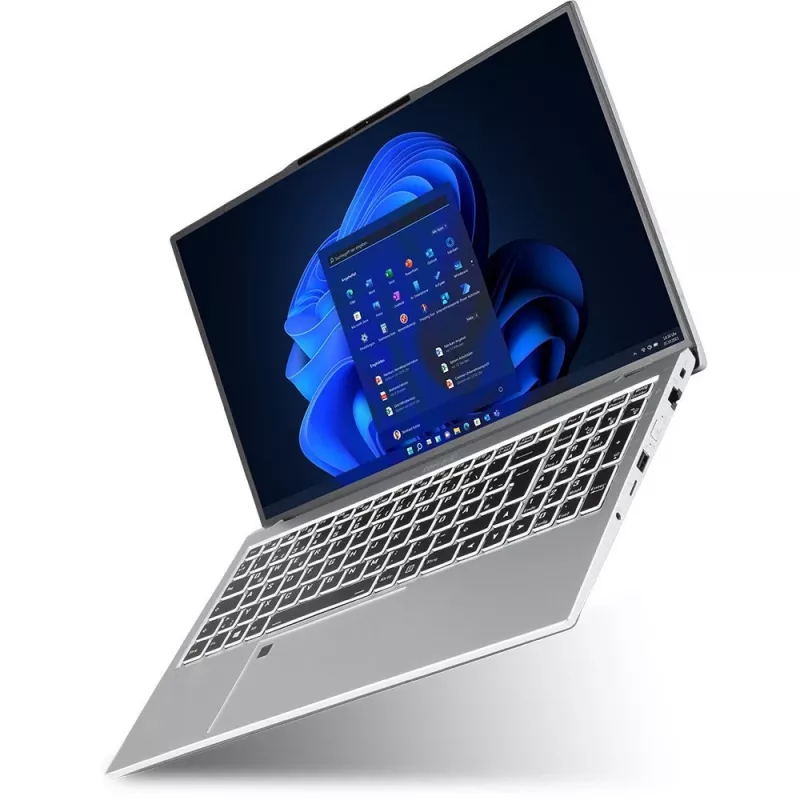 Piezīmjdators TERRA MOBILE US1220800, Intel® Core™ i7-1355U, 15.6 inch Full HD, 16 GB DDR5, 512 GB SSD, Windows 11 Pro, Sudrabs