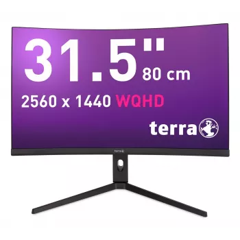 TERRA 3285W datora monitors 80 cm (31.5 collu) 2560 x 1440 pikseļi Wide Quad HD LCD Melns
