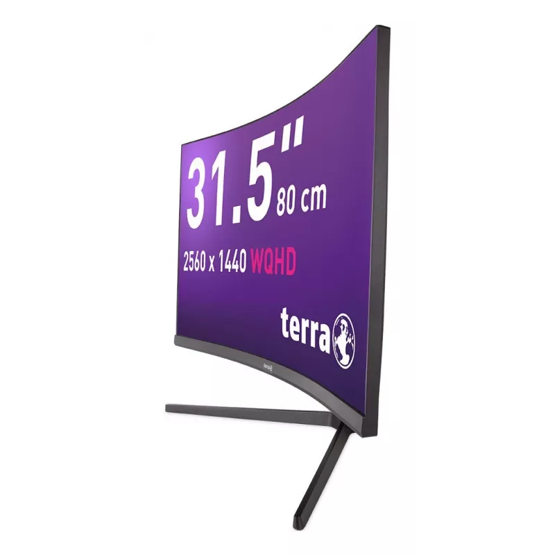 TERRA 3285W datora monitors 80 cm (31.5 collu) 2560 x 1440 pikseļi Wide Quad HD LCD Melns