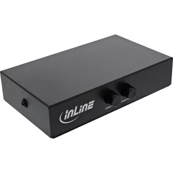 InLine USB 2.0 slēdzis manuāls, USB-A ierīce uz 2 datoriem