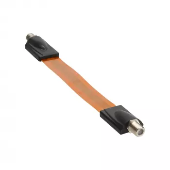 InLine SAT kabeļa palodzes pāreja, superslim, F-spraudnis, 0.11 m, 23×265×12 mm