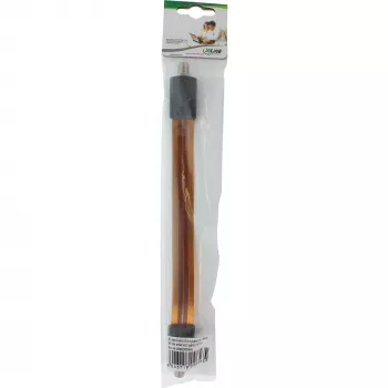 InLine SAT kabeļa palodzes pāreja, superslim, F-spraudnis, 0.11 m, 23×265×12 mm