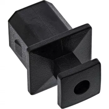 InLine putekļu aizsargvāciņš USB-B ligzdai, melns, 50 gab.