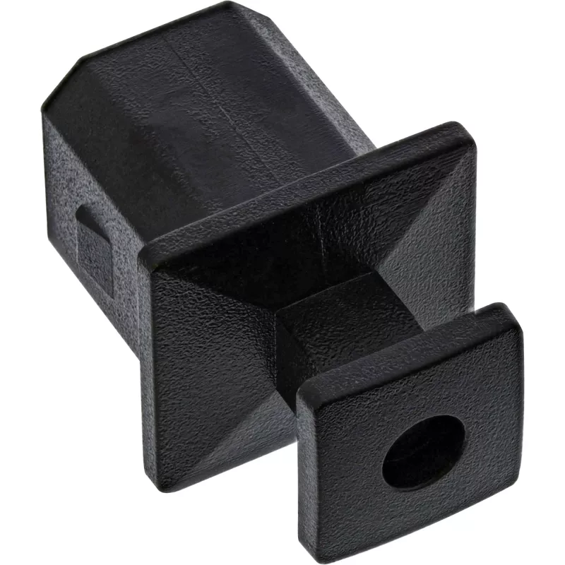 InLine putekļu aizsargvāciņš USB-B ligzdai, melns, 50 gab.