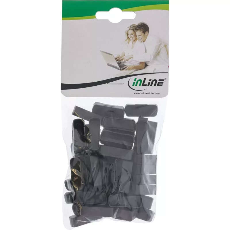 InLine Putekļu aizsargs DVI sieviete melns 50 gab. 59948G