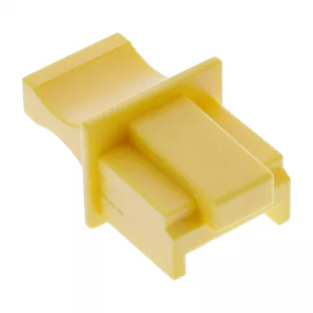 InLine putekļu aizsargvāciņš RJ45 ligzdai, dzeltens, 10 gab.