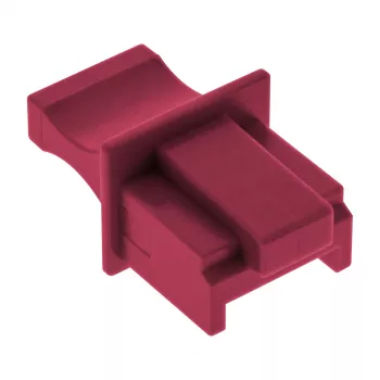 InLine putekļu aizsargvāciņš RJ45 ligzdai, tumši sarkans, 10gab.