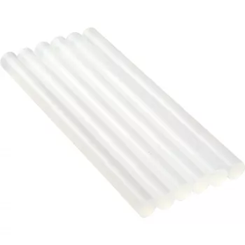 Līmes kociņu komplekts 6 gab., InLine 7,5 mm × 100 mm, balti, karstās līmes pistolei
