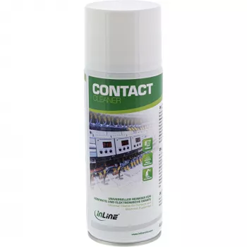 InLine Contact Cleaner 400 ml — universāls kontaktu un elektroierīču tīrītājs