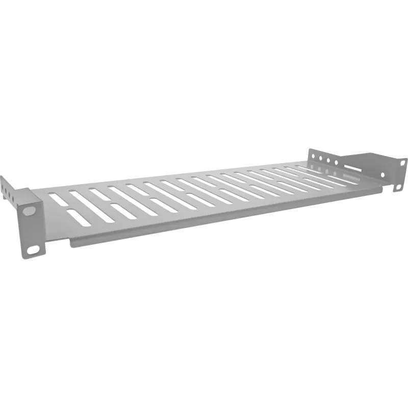 InLine 19 inch plaukts, 150mm, 10kg, 1U, RAL 7035 pelēks