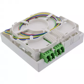 InLine FTTH sadales kārba ar iebūvētu 4x LC/APC 9/125µm 30m kabeli