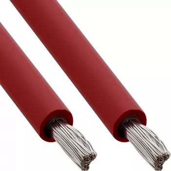 InLine 94650R vidēja sprieguma kabelis 50m, 6mm², sarkans