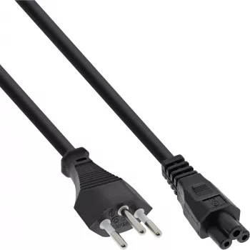 InLine B-16656C strāvas kabelis Melns 2 m SEV 1011 IEC C5