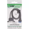 InLine 33390K iekšējais USB 3.2 Gen 1 kabelis, mātesplate uz 2x USB-A sieviete, 0.45m