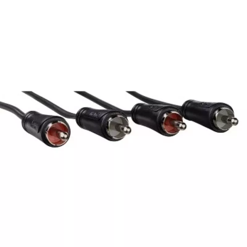 Hama Cinch stereo audio kabelis 1,5 m 2 x RCA Melns