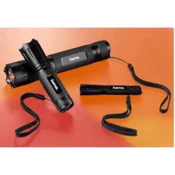 Galvaslampa Hama Classic Black LED IP54 1W Micro AAA