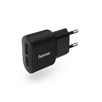 Hama 00183227 lādētājs mobilajām ierīcēm, melns, USB, iekštelpu