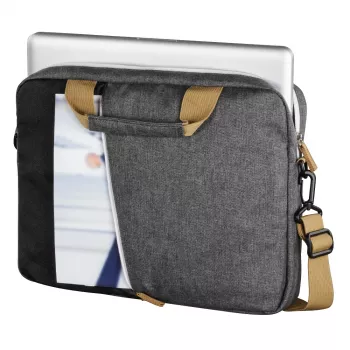 Hama Florence 35.8 cm (14.1 collu) Messenger soma Melna, Pelēka