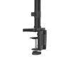 Hama 00118496 monitora stiprinājums / statīvs 88.9 cm (35 collas) Galda skava Melns