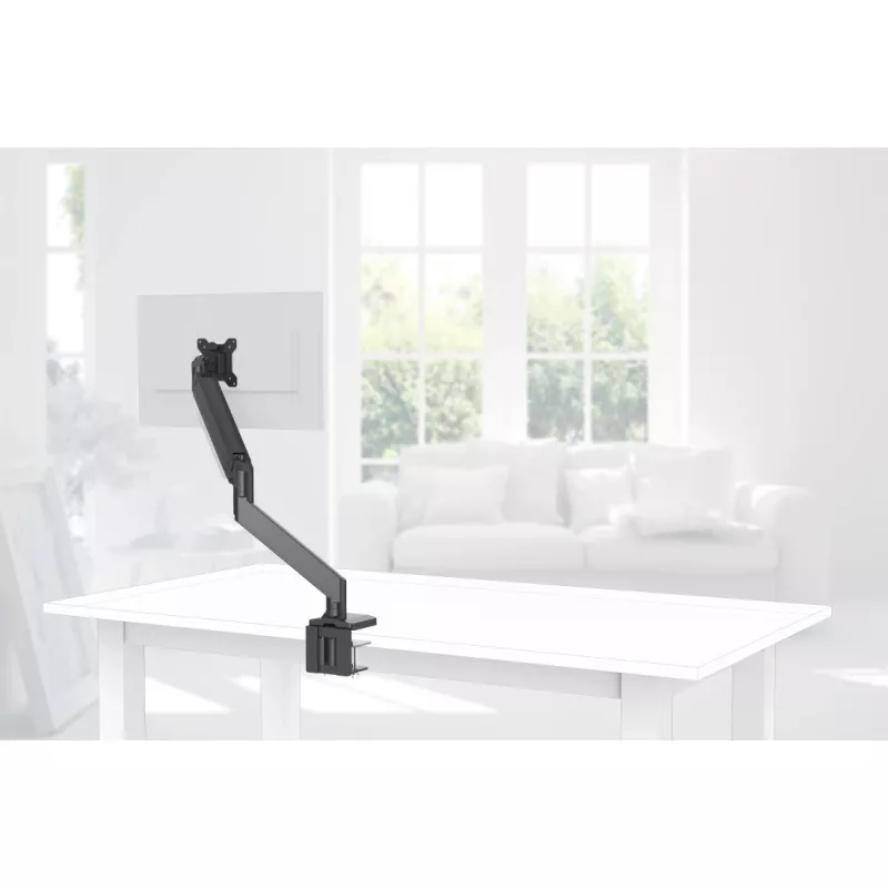 Hama 00118497 monitora stiprinājums / statīvs 88.9 cm (35 collas) Galds Melns