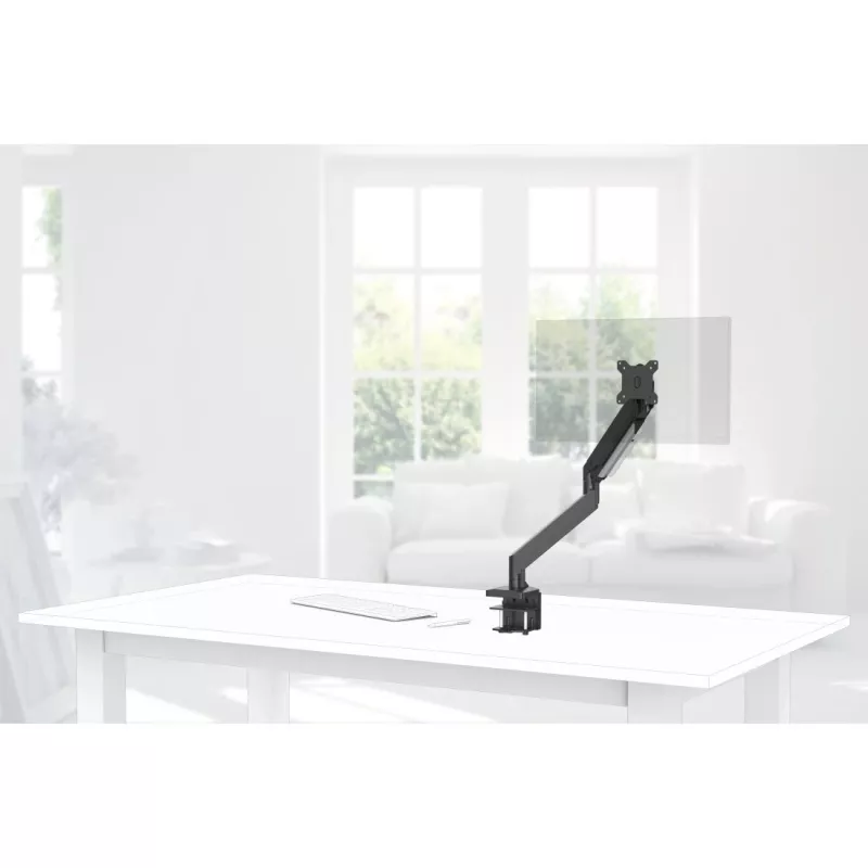 Hama 00118497 monitora stiprinājums / statīvs 88.9 cm (35 collas) Galds Melns