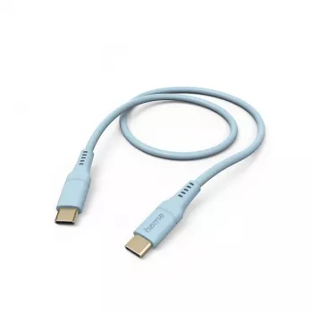 Hama Flexible USB kabelis USB 2.0 1.5 m USB C zils