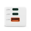 Hama 00125142 universāls sienas lādētājs 65W balts GaN ātrā uzlāde