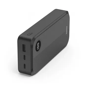 Hama 00201755 ārējais akumulators Lithium Polymer (LiPo) 20000 mAh Melns