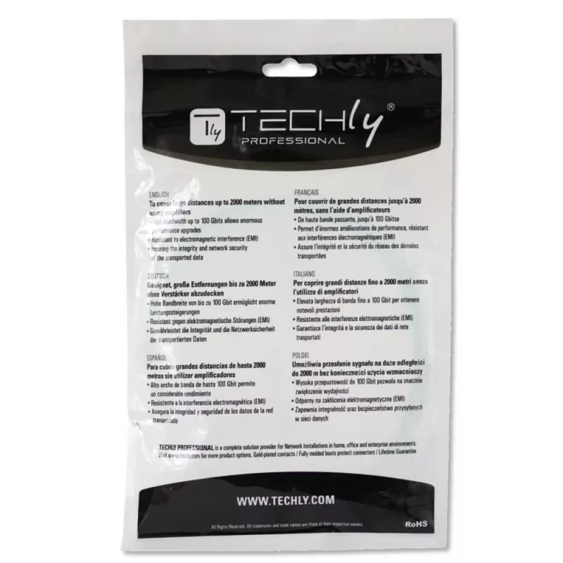 Techly SC/LC Multiplekss 50/125 OM2 5m optiskās šķiedras kabelis ILWL D5-SCLC-050