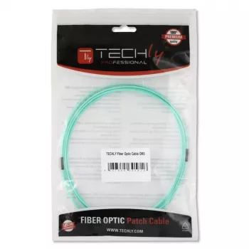 Techly LC/LC Multimode 50/125 OM3 15m optiskās šķiedras kabelis ILWL D5-LCLC-150/OM3